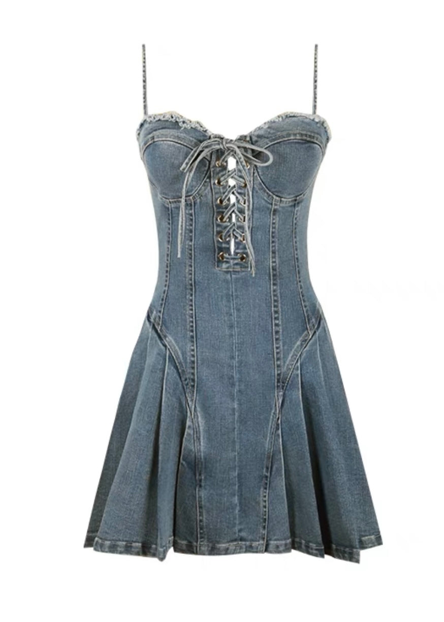 Zoie dress L / Washed denim Zoie dress L / Washed denim
