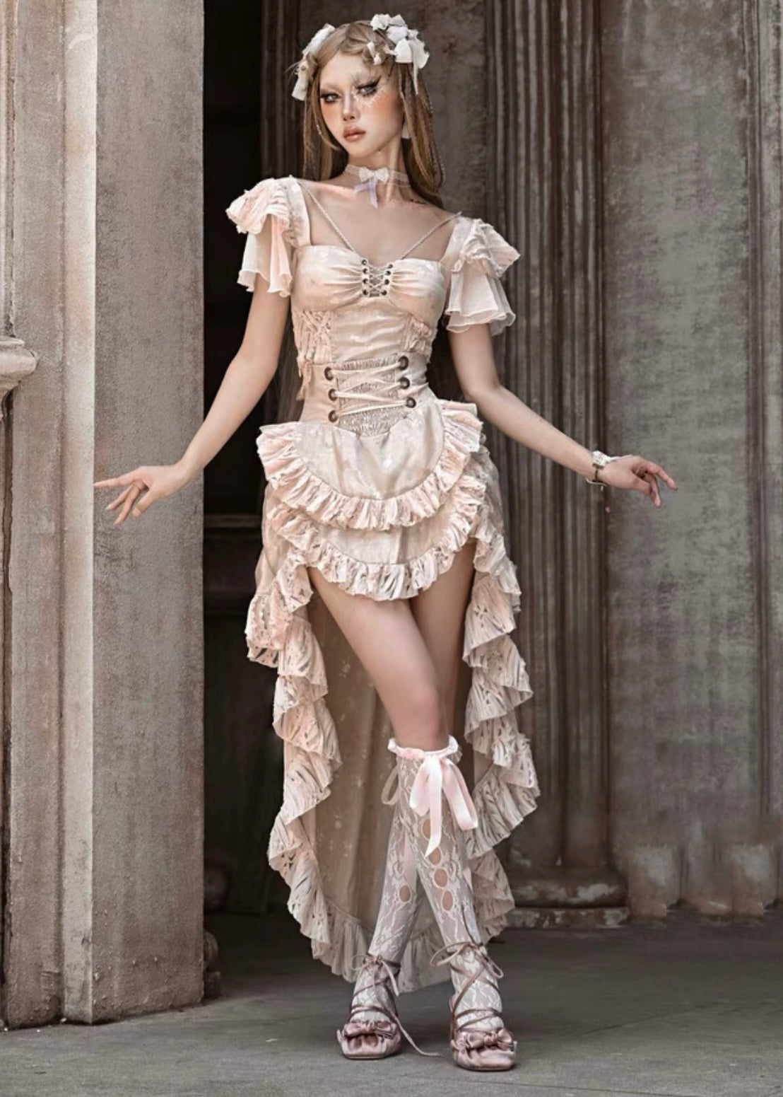 Rococo ballerina ensemble – Ann.tique