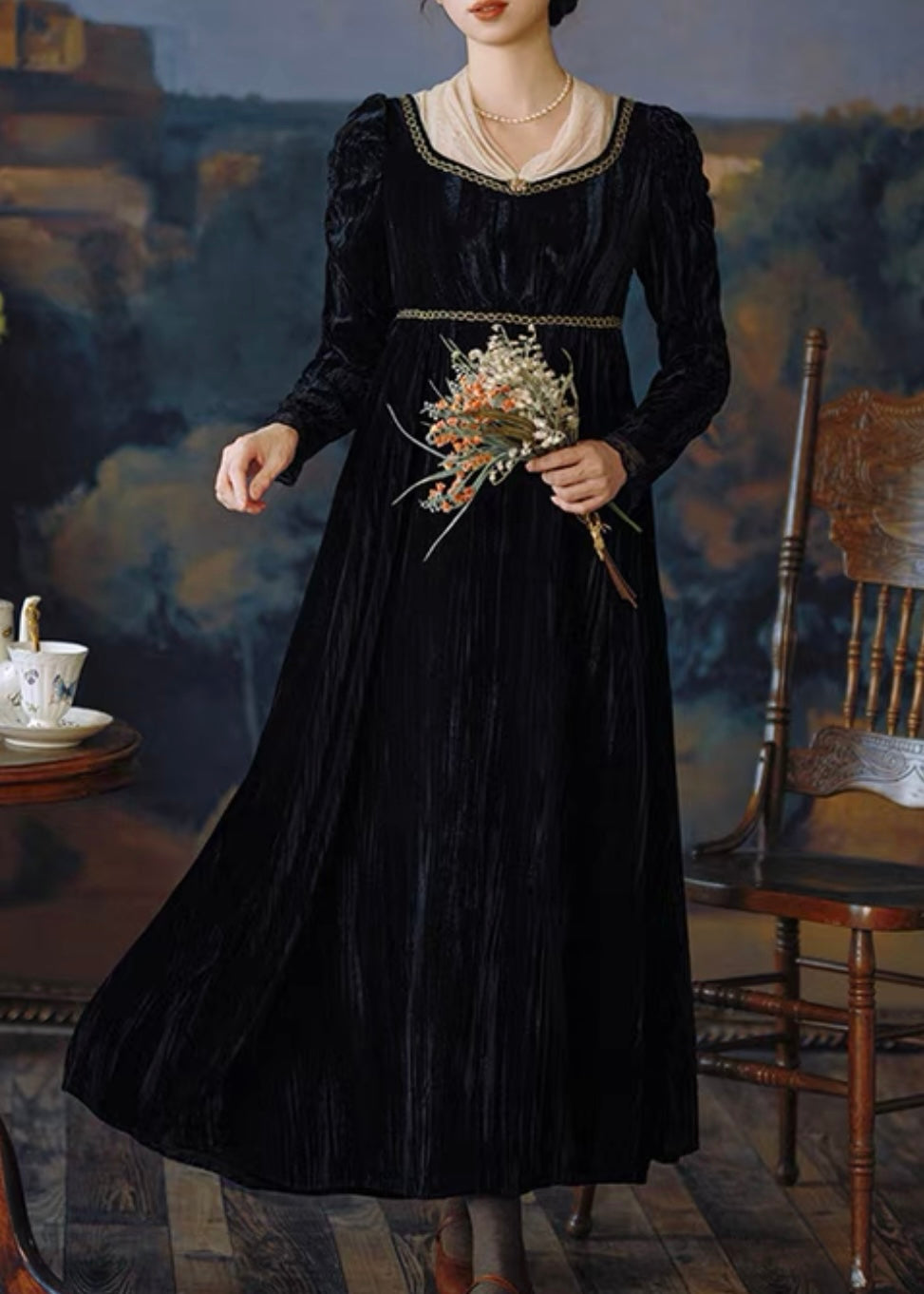 Regency Romance Dress M