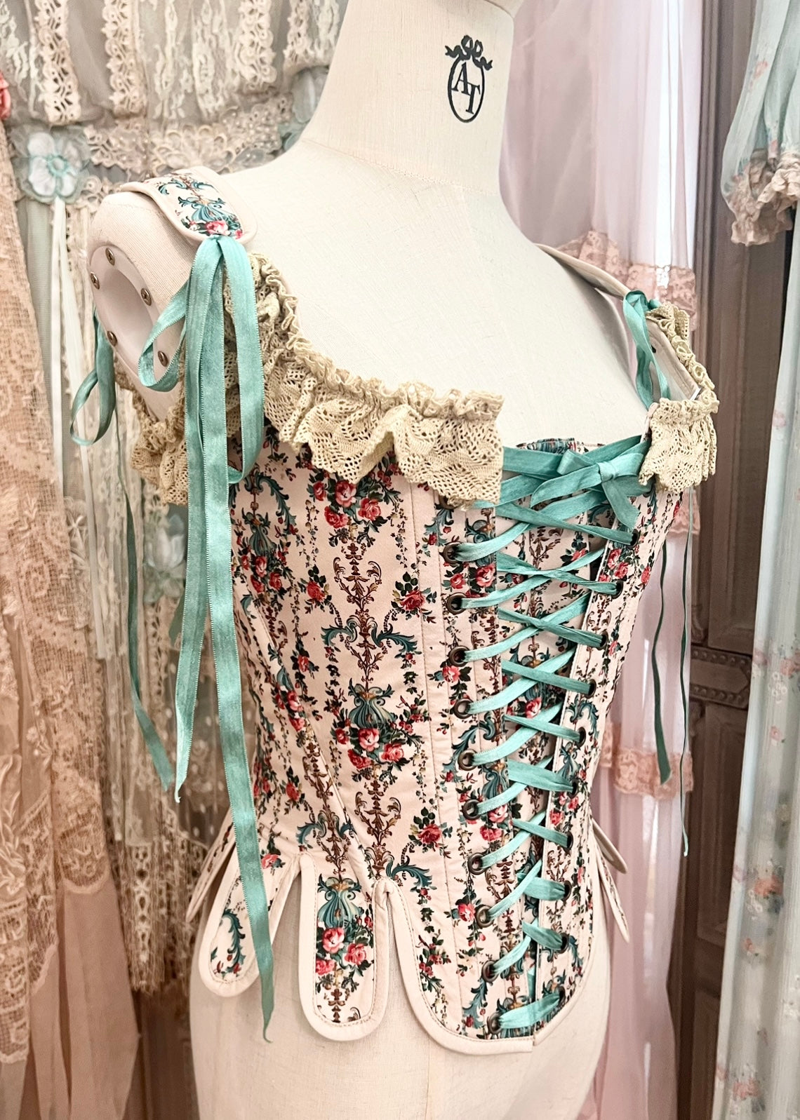 ワンピース VINTAGE LACE DRESS &JACKETLIKEV NECKTOP Sb9479d7b2e234776bd9483f772a8a