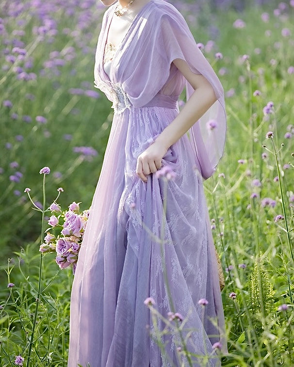 Medieval dress fairycore Elven elf wonderland dreamy XL