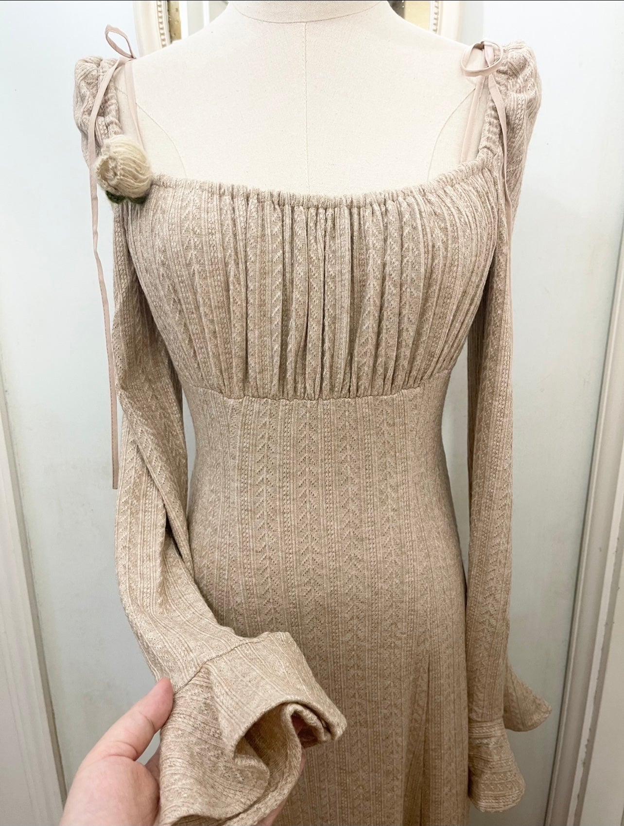 Almond Milk Dress Xs