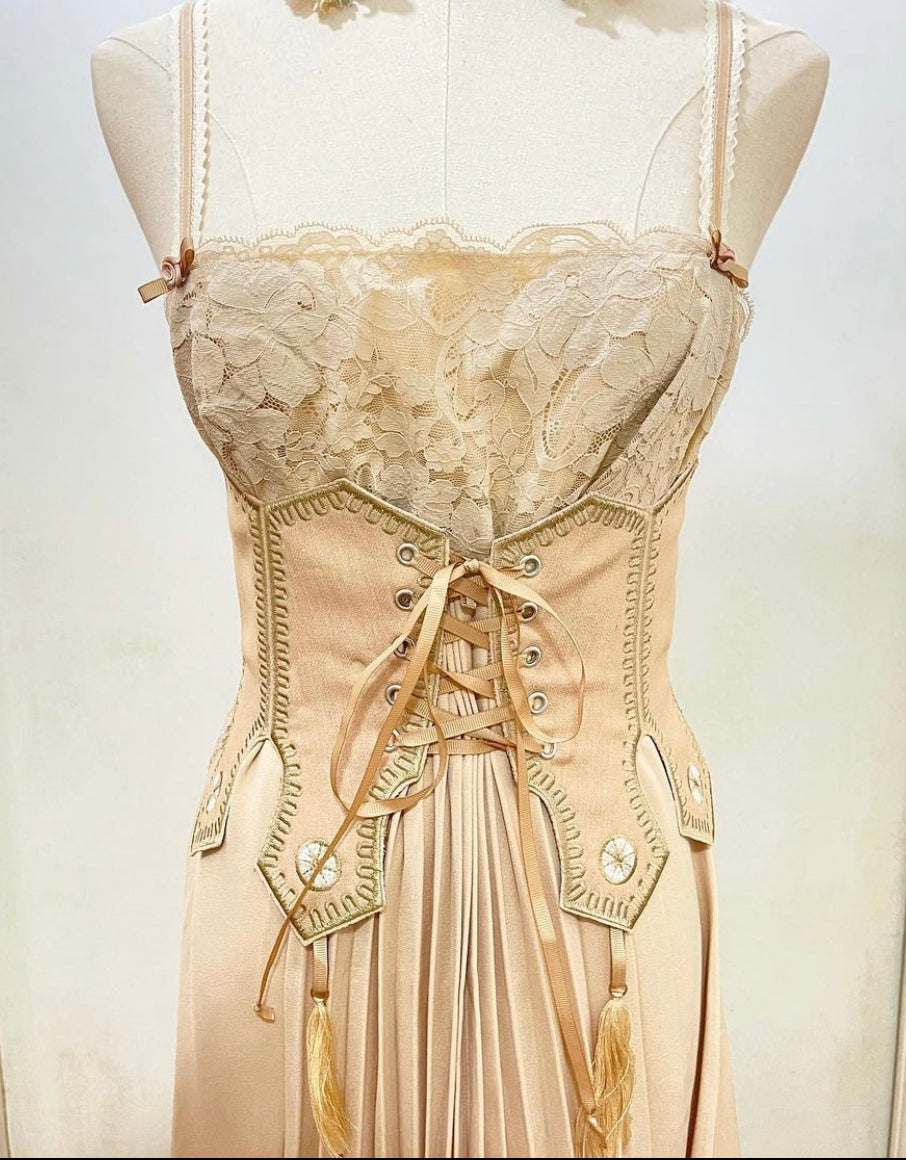 Medieval Princess Underbust Corset Set S / Underbust Corset Only Medieval Princess Underbust Corset Set S / Underbust Corset Only